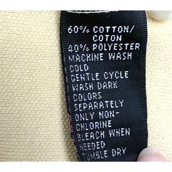 Disney X Greg Norman PLAY Polo Golf Shirt Mickey Mouse Mens Size XL Yellow READ - Picture 12 of 16